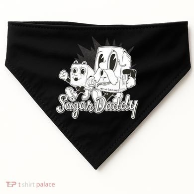 Sugar Daddy Funny Gift USA-Made Doggie Bandana