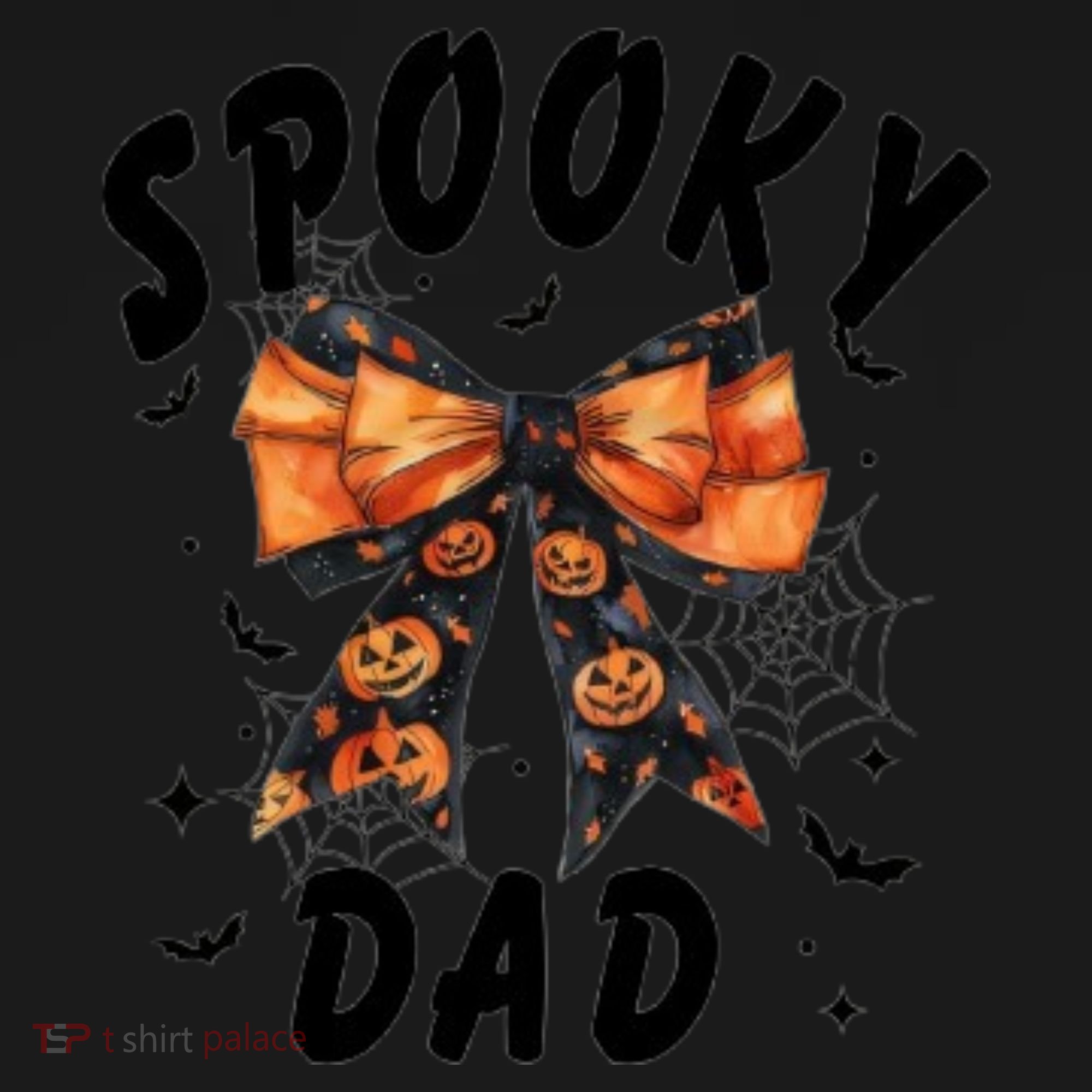 Spooky Dad Funny Pumpkin Halloween Season Matching Family Coaster