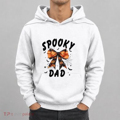 Spooky Dad Funny Pumpkin Halloween Season Matching Family Hoodie
