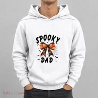 Spooky Dad Funny Pumpkin Halloween Season Matching Family Hoodie thumb 0