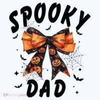 Spooky Dad Funny Pumpkin Halloween Season Matching Family Apron thumb 3