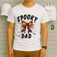 Spooky Dad Funny Pumpkin Halloween Season Matching Family T-Shirt thumb 6