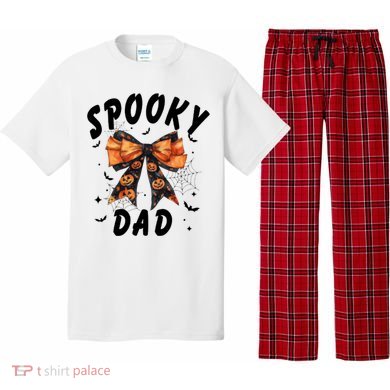 Spooky Dad Funny Pumpkin Halloween Season Matching Family Pajama Set