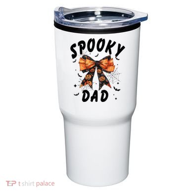 Spooky Dad Funny Pumpkin Halloween Season Matching Family Tumbler