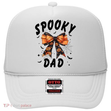 Spooky Dad Funny Pumpkin Halloween Season Matching Family Hat