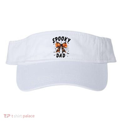 Spooky Dad Funny Pumpkin Halloween Season Matching Family Visor
