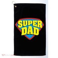 Super Dad Father's Day Gift Golf Towel thumb 0
