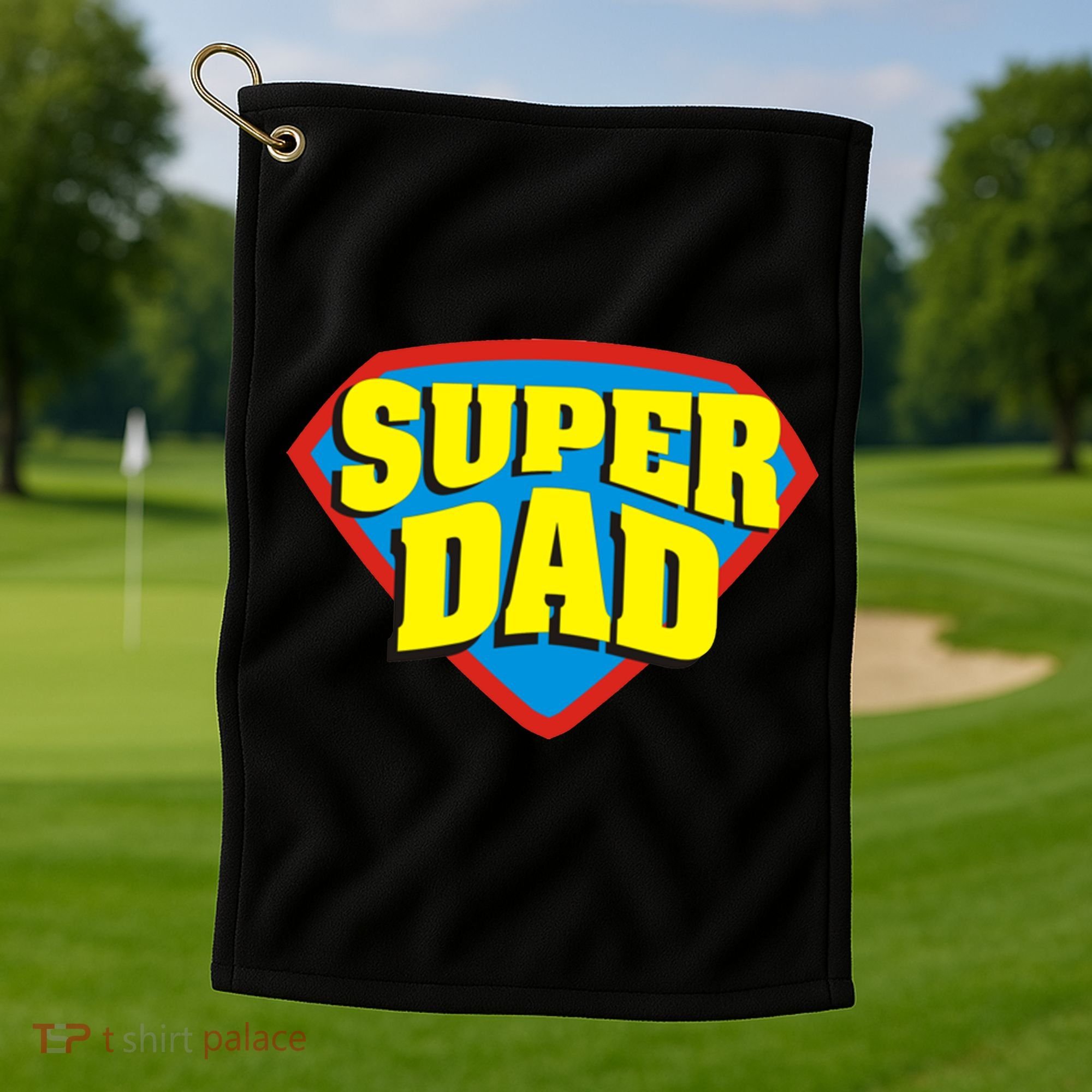Super Dad Father's Day Gift Golf Towel