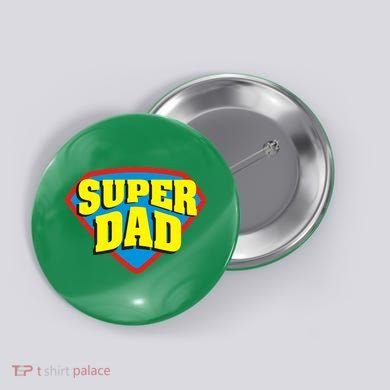 Super Dad Father's Day Gift Button