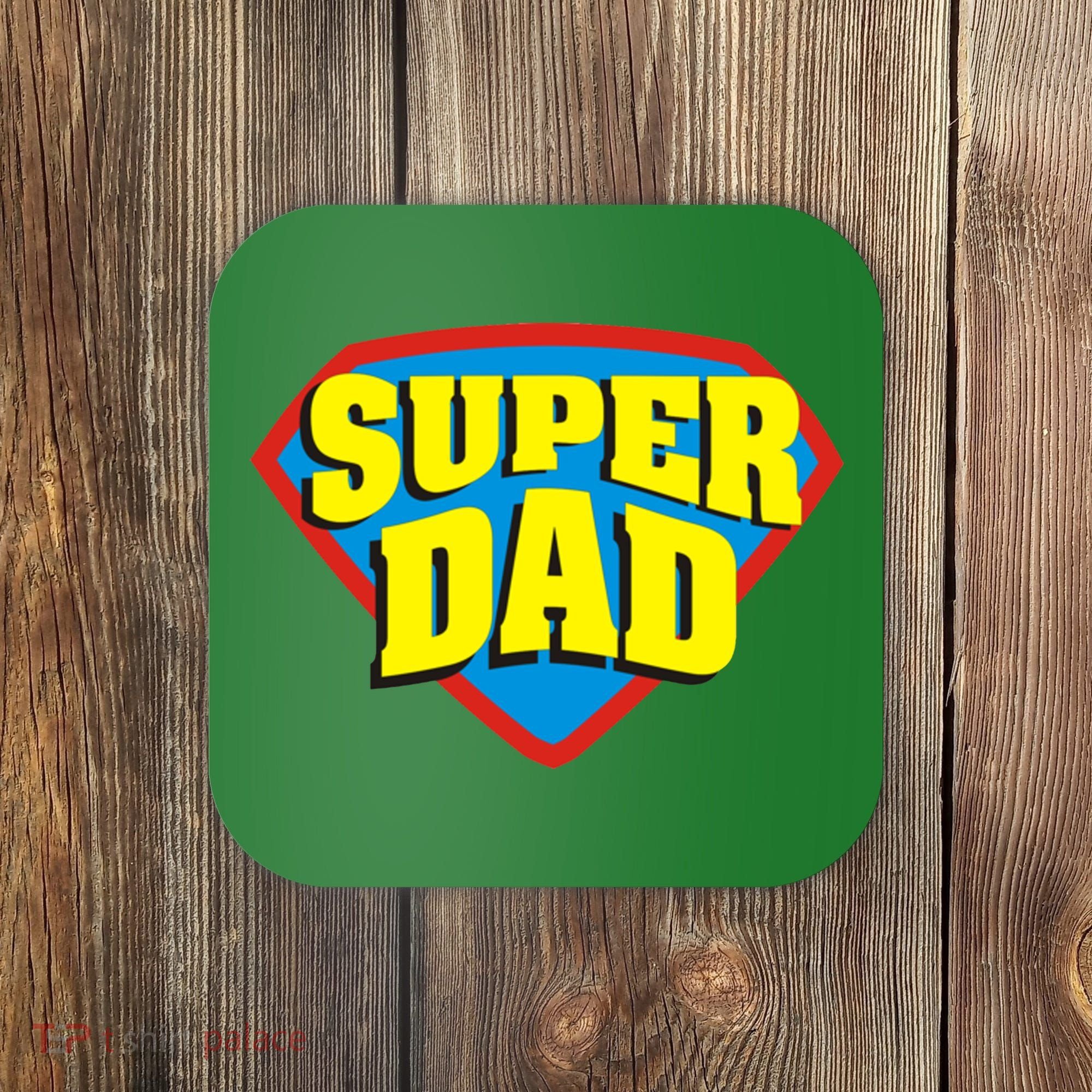 Super Dad Father's Day Gift Coaster