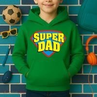 Super Dad Father's Day Gift Kids Hoodie thumb 2