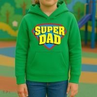 Super Dad Father's Day Gift Kids Hoodie thumb 3