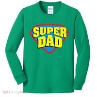 Super Dad Father's Day Gift Kids Long Sleeve Shirt thumb 0