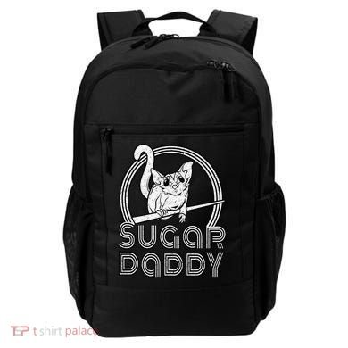 Sugar Daddy Funny Sugar Glider Gift For Sugar Glider Dads Gift Backpack
