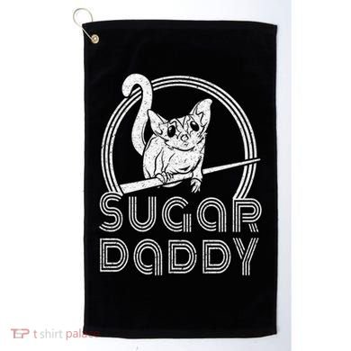 Sugar Daddy Funny Sugar Glider Gift For Sugar Glider Dads Gift Golf Towel