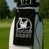 Sugar Daddy Funny Sugar Glider Gift For Sugar Glider Dads Gift Golf Towel thumb 2