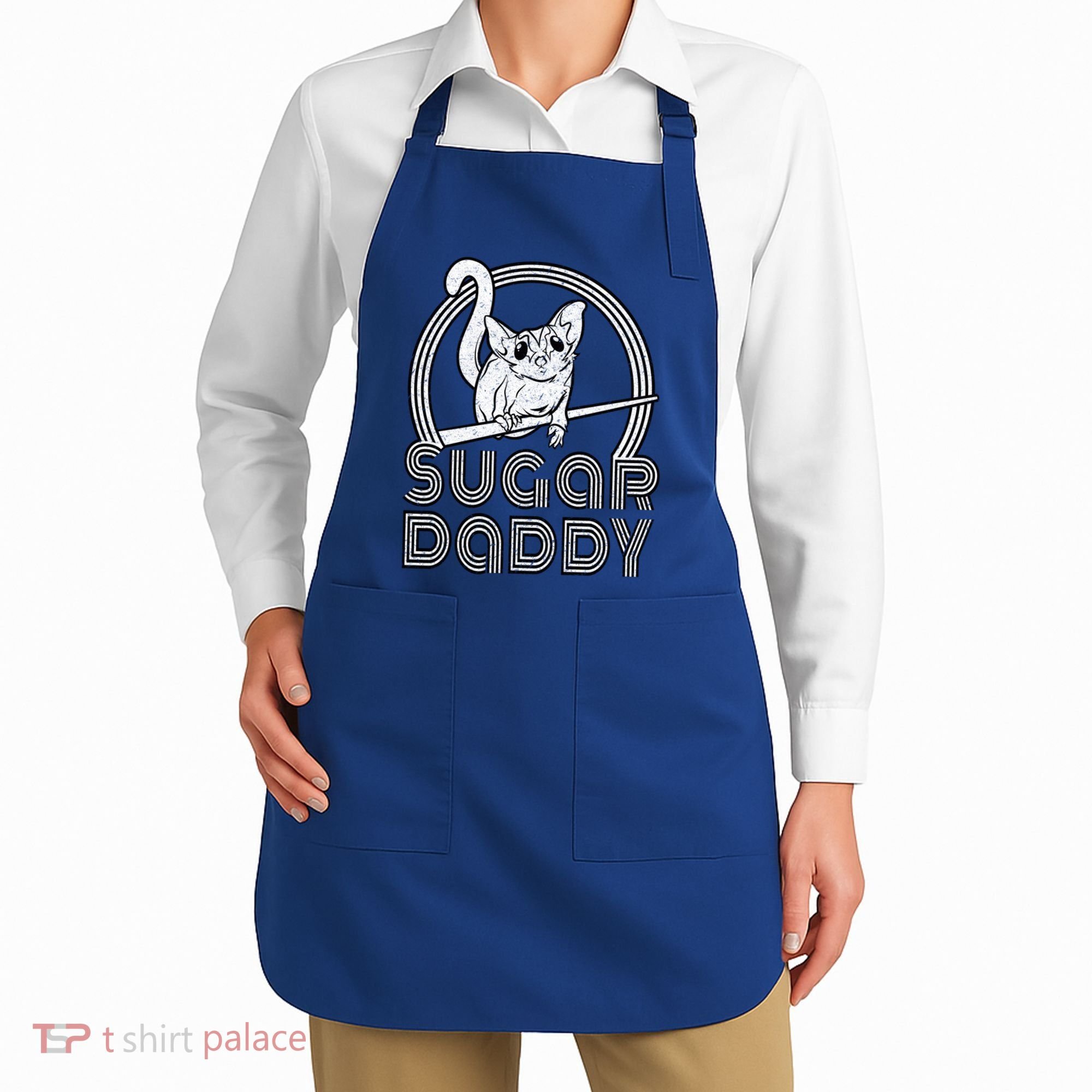 Sugar Daddy Funny Sugar Glider Gift For Sugar Glider Dads Gift Apron