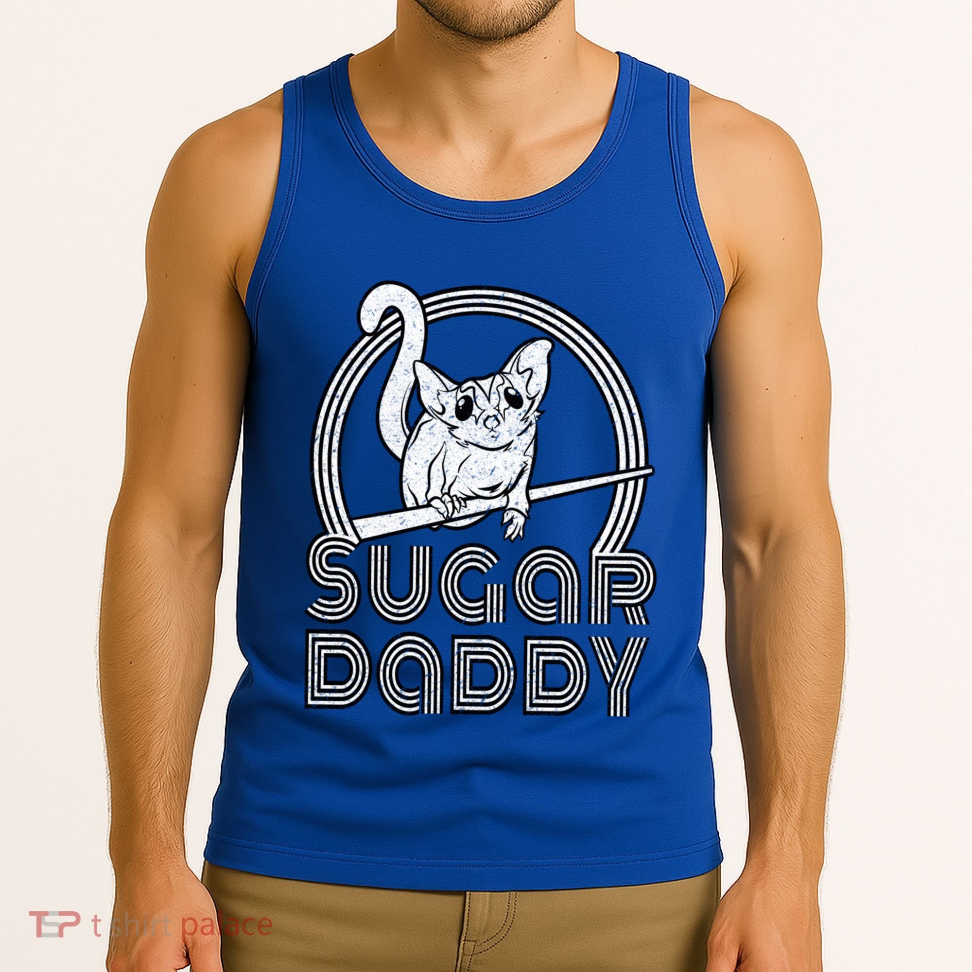 Sugar Daddy Funny Sugar Glider Gift For Sugar Glider Dads Gift Tank Top