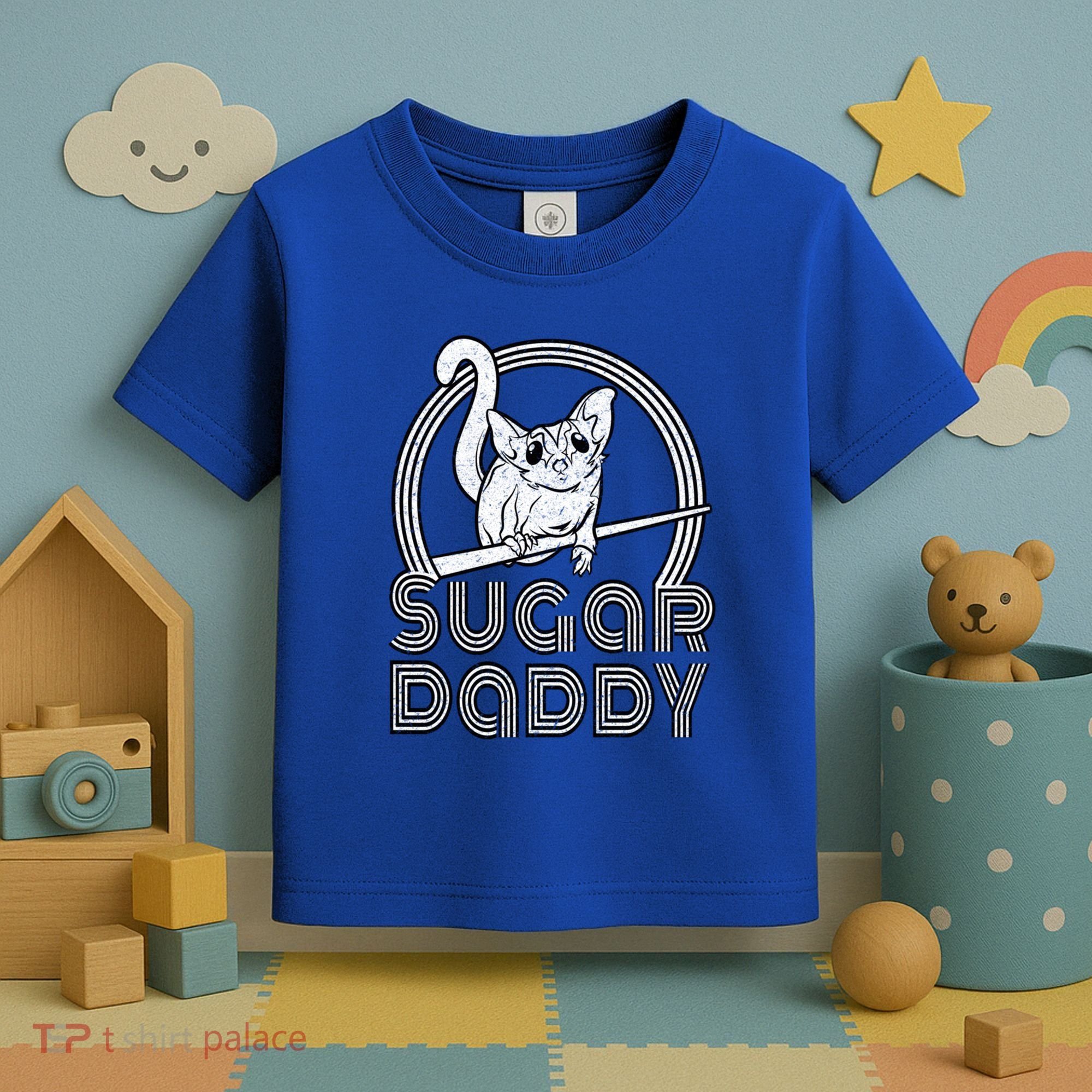 Sugar Daddy Funny Sugar Glider Gift For Sugar Glider Dads Gift Toddler T-Shirt