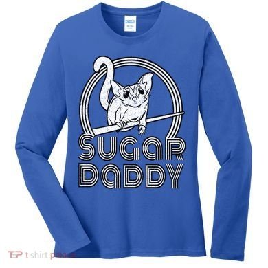 Sugar Daddy Funny Sugar Glider Gift For Sugar Glider Dads Gift Women's Long Sleeve Shirt