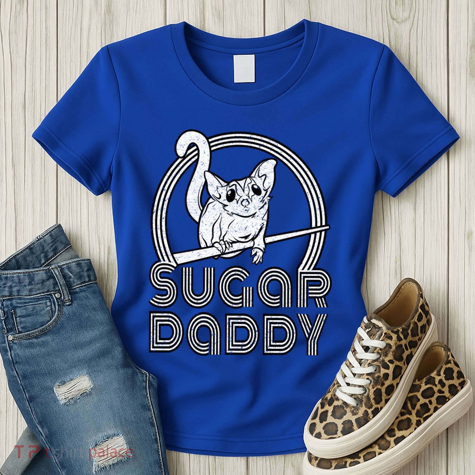 Sugar Daddy Funny Sugar Glider Gift For Sugar Glider Dads Gift Women's T-Shirt