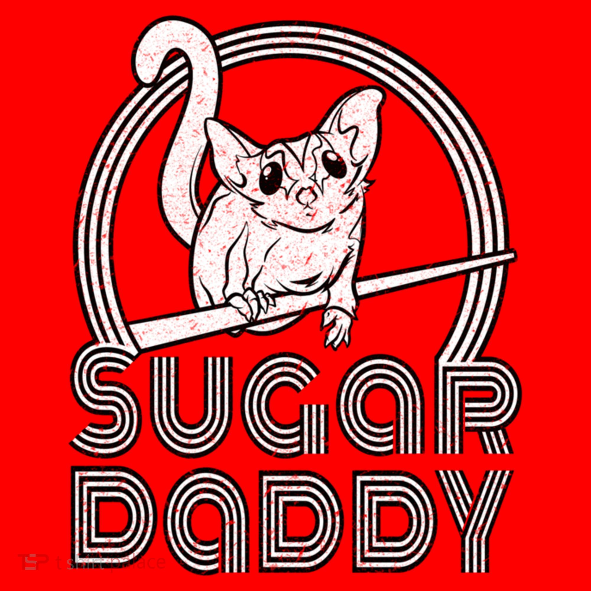 Sugar Daddy Funny Sugar Glider Gift For Sugar Glider Dads Gift Santa Hat