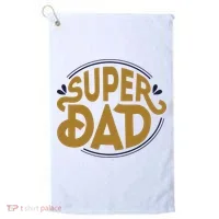 Super Dad Fathers Day Special Golf Towel thumb 0