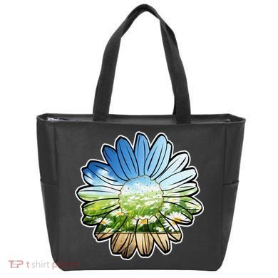 Summer Daisy Field Tote Bag