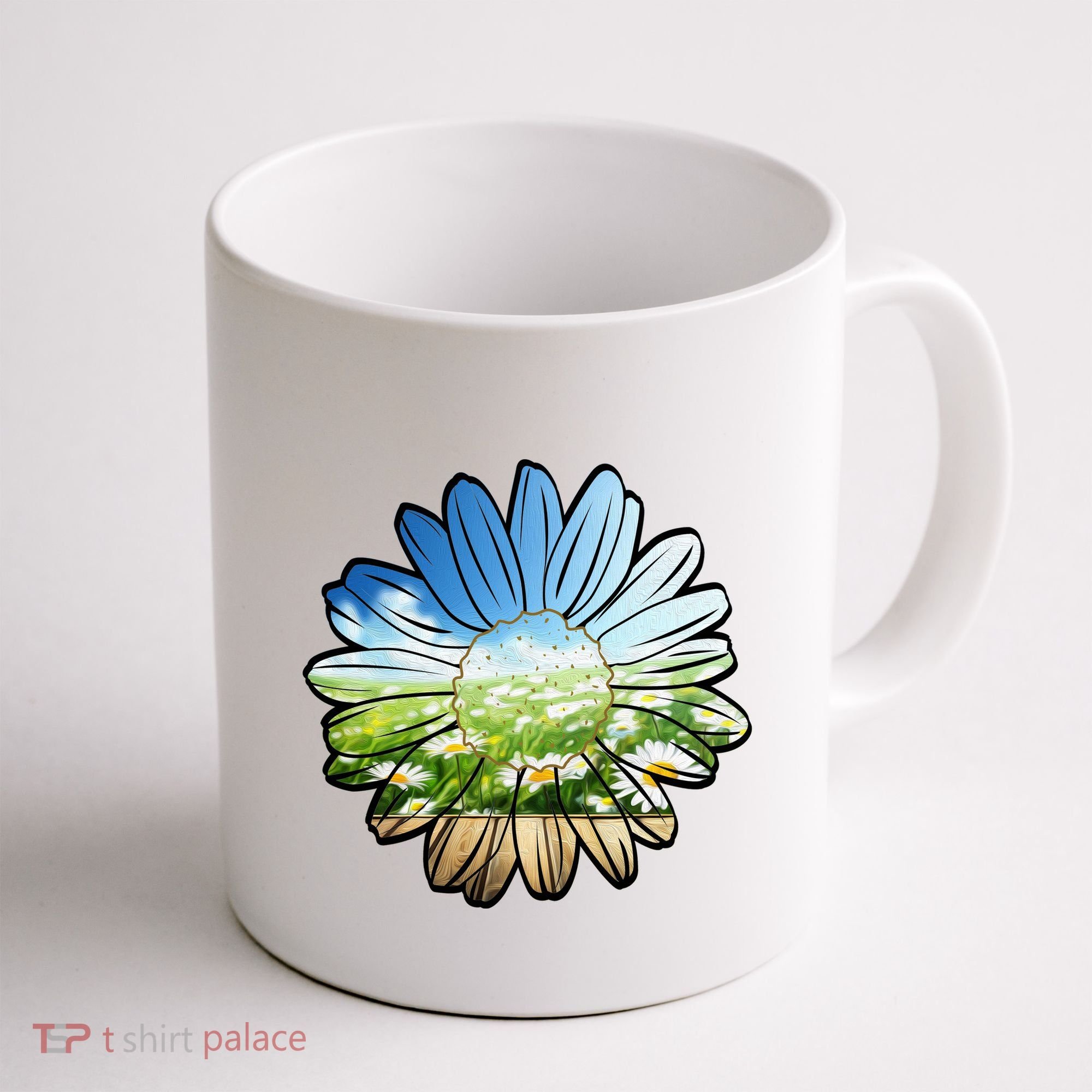 Summer Daisy Field Coffee Mug