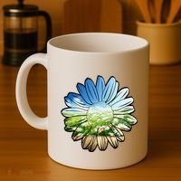Summer Daisy Field Coffee Mug thumb 4