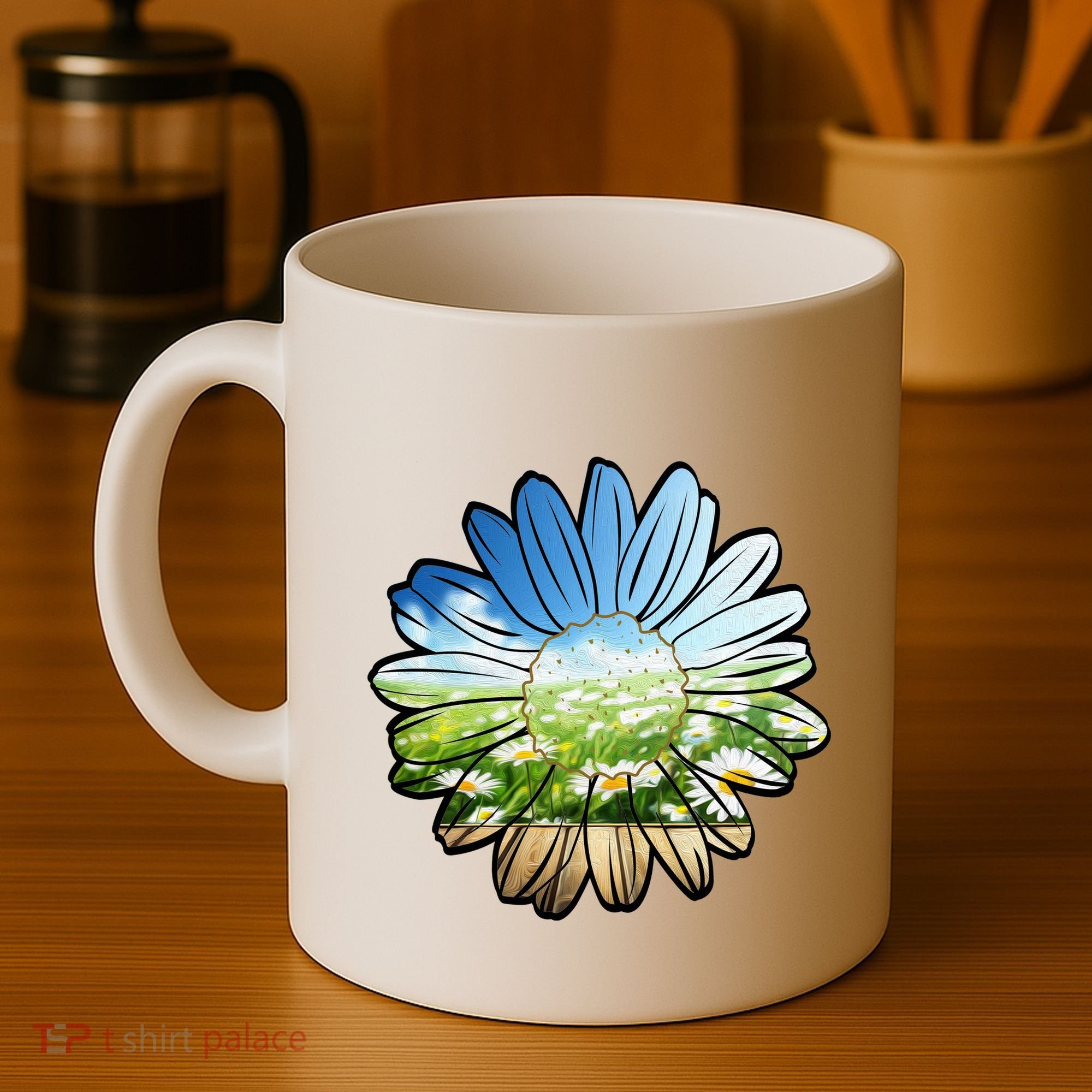 Summer Daisy Field Coffee Mug