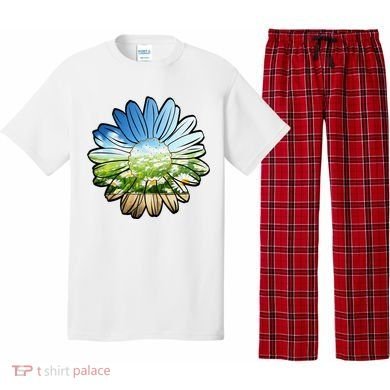 Summer Daisy Field Pajama Set