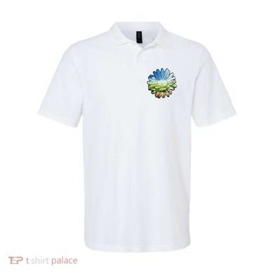Summer Daisy Field Polo
