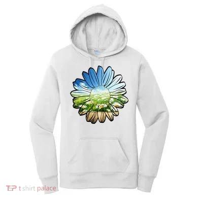 Summer Daisy Field Women's Hoodie