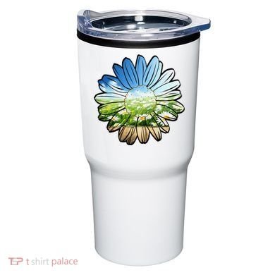 Summer Daisy Field Tumbler