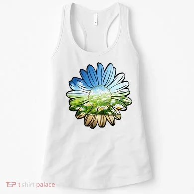 Summer Daisy Field Women's Tank Top