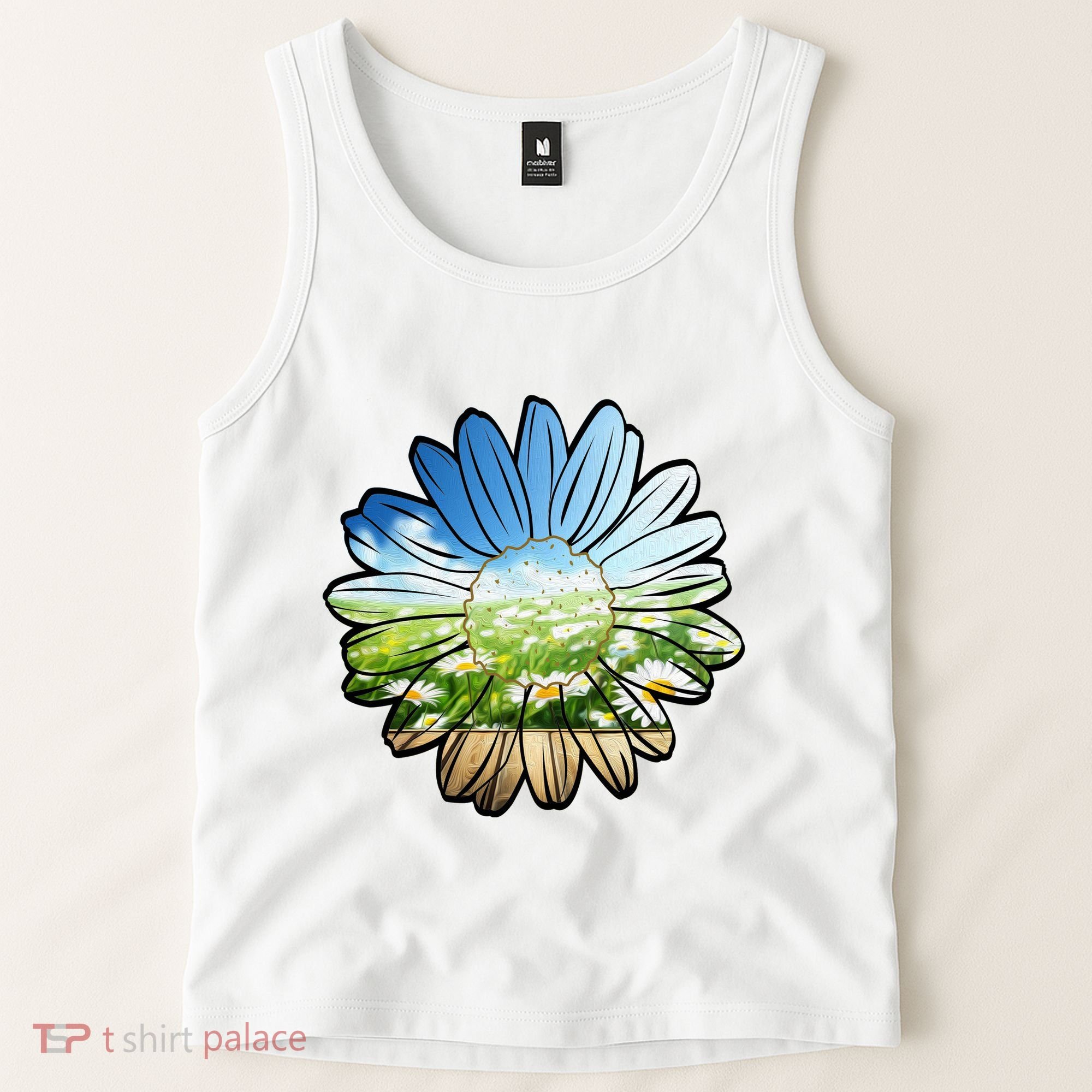 Summer Daisy Field Tank Top