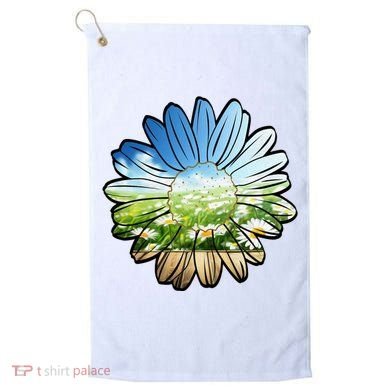 Summer Daisy Field Golf Towel