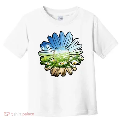 Summer Daisy Field Toddler T-Shirt