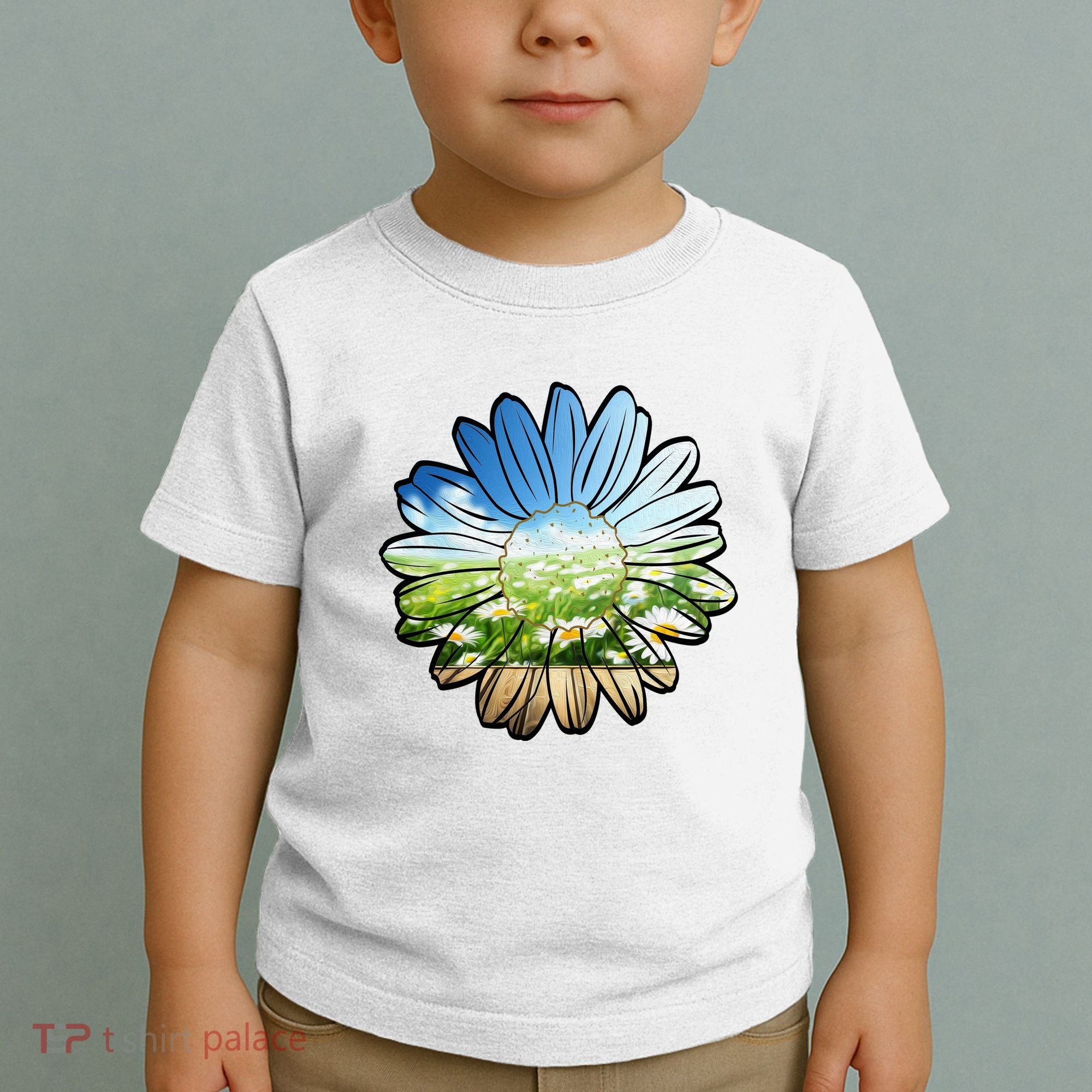 Summer Daisy Field Toddler T-Shirt