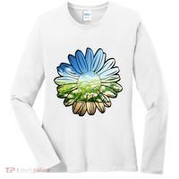 Summer Daisy Field Women's Long Sleeve Shirt thumb 0