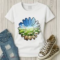 Summer Daisy Field Women's T-Shirt thumb 3