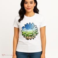 Summer Daisy Field Women's T-Shirt thumb 4