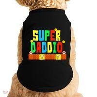 Super Daddio Funny Saying Gamer Father’s Day Gift Doggie Tank thumb 0