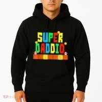 Super Daddio Funny Saying Gamer Father’s Day Gift Hoodie thumb 2