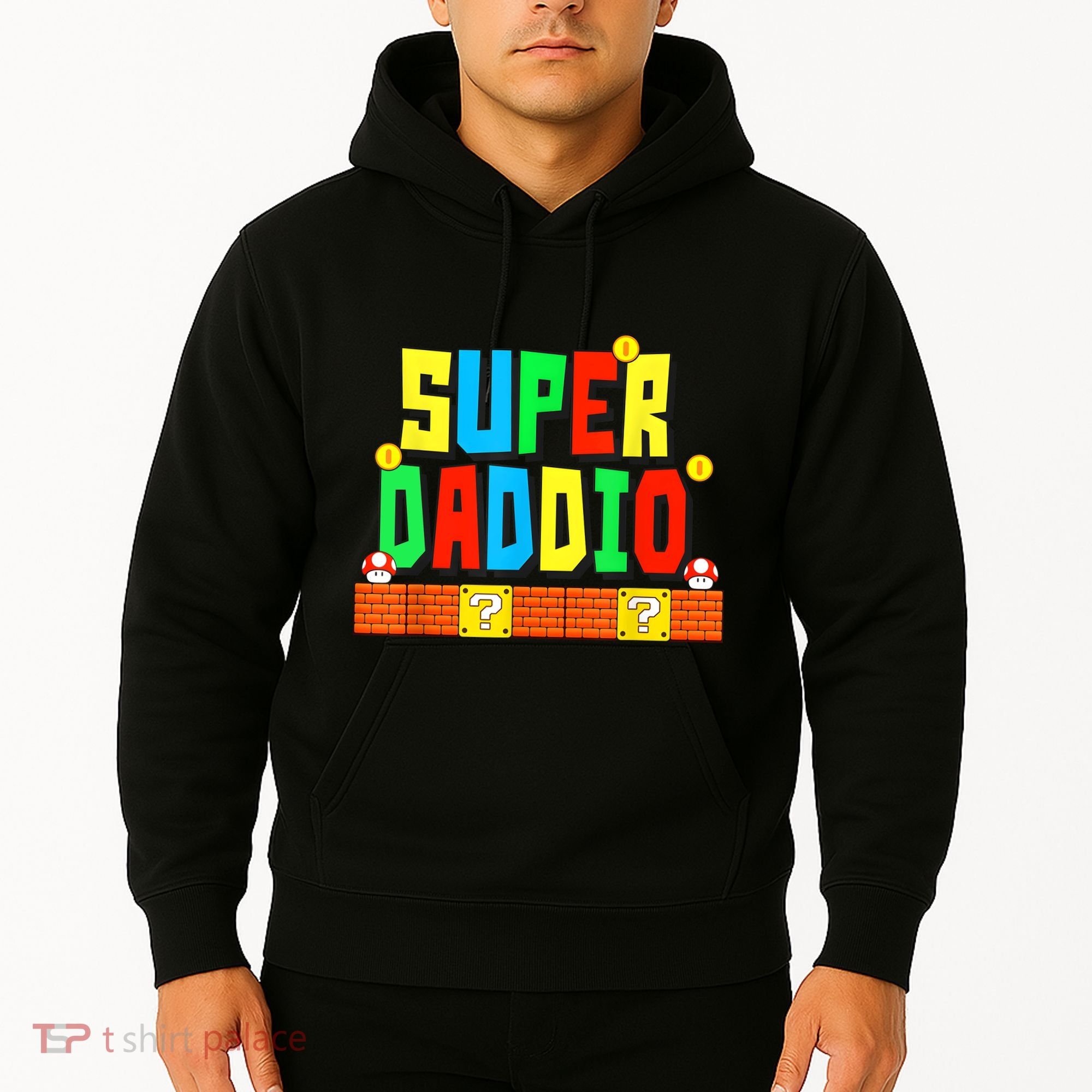 Super Daddio Funny Saying Gamer Father’s Day Gift Hoodie