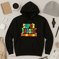 Super Daddio Funny Saying Gamer Father’s Day Gift Hoodie thumb 3