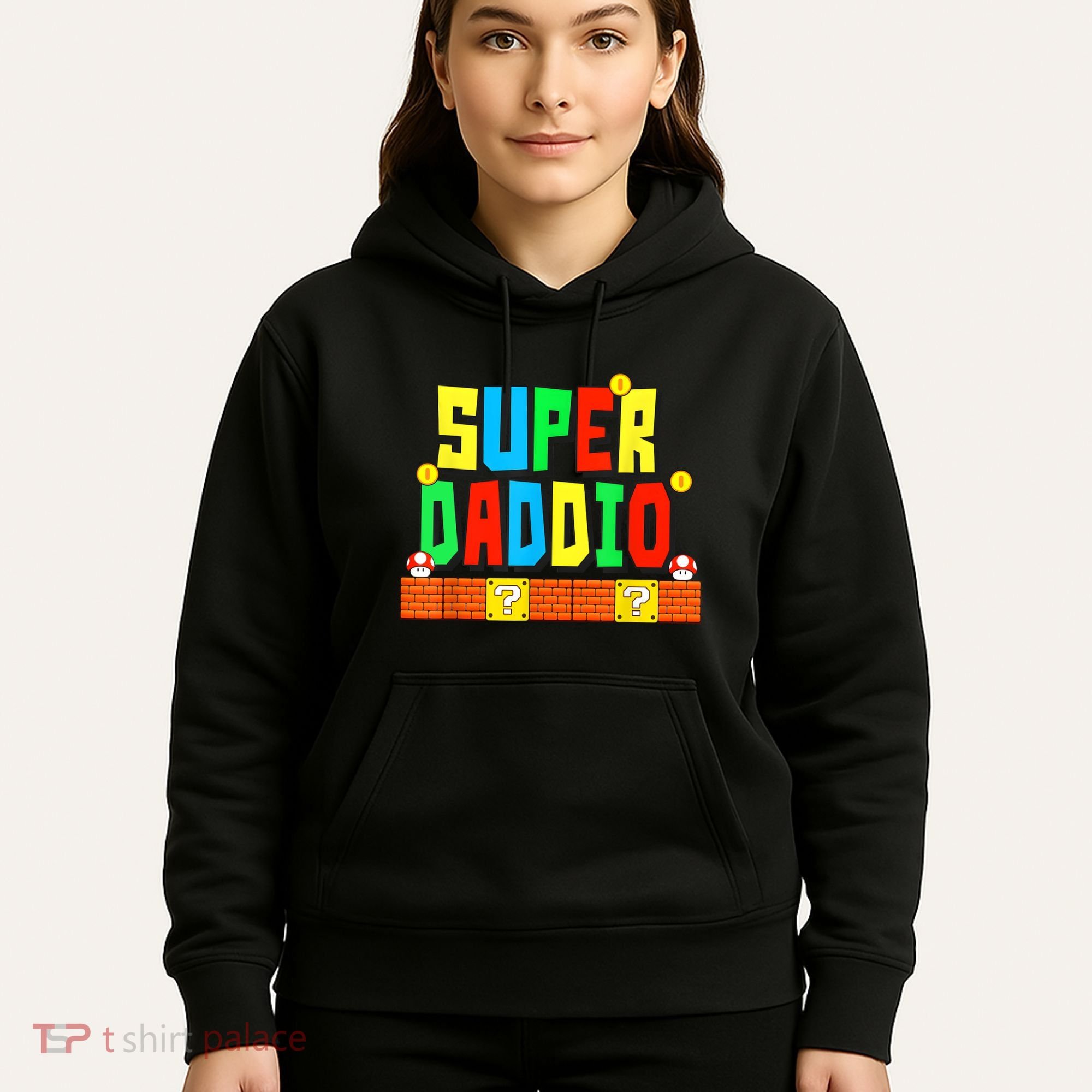 Super Daddio Funny Saying Gamer Father’s Day Gift Hoodie
