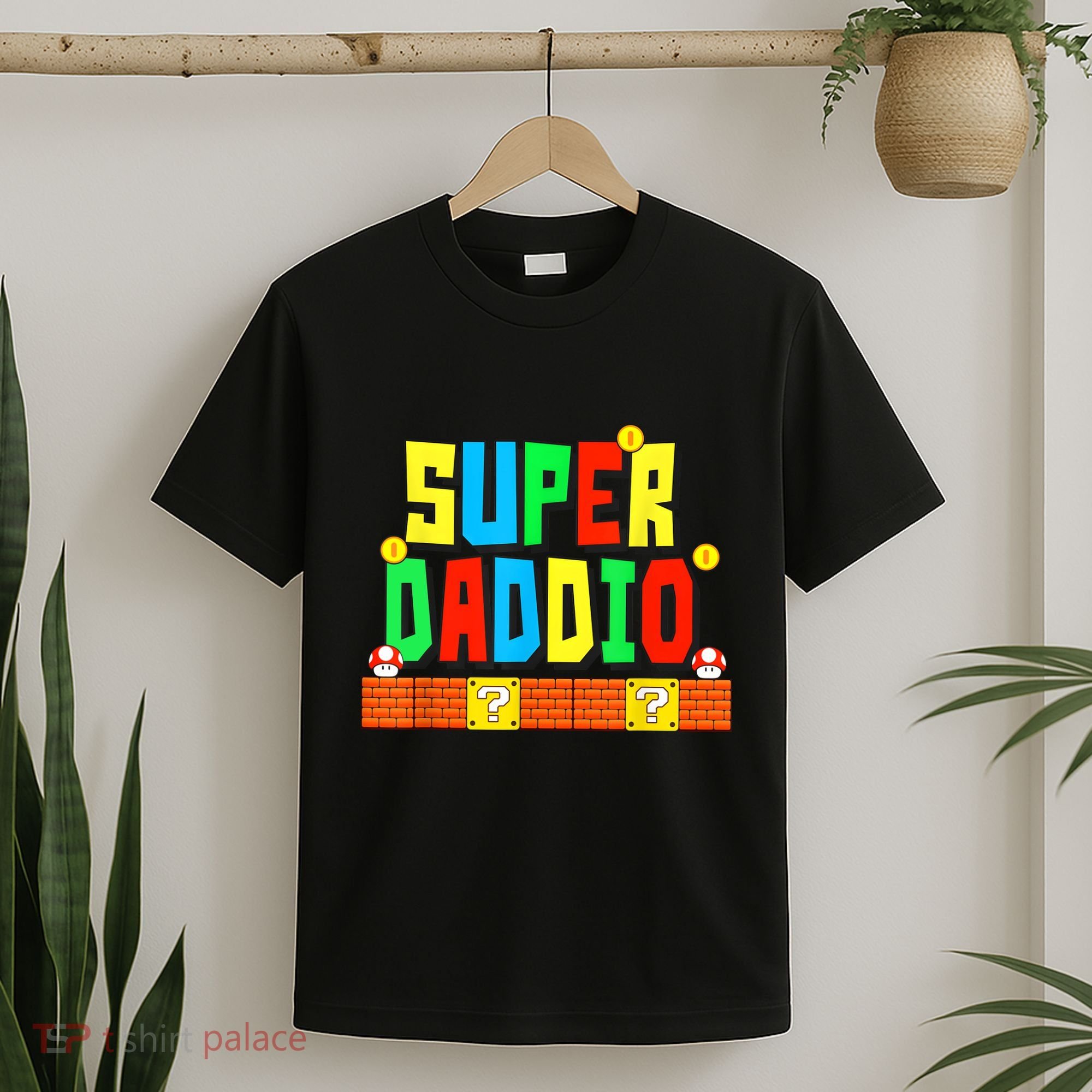 Super Daddio Funny Saying Gamer Father’s Day Gift T-Shirt
