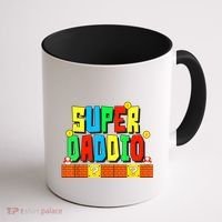 Super Daddio Funny Saying Gamer Father’s Day Gift Coffee Mug thumb 1
